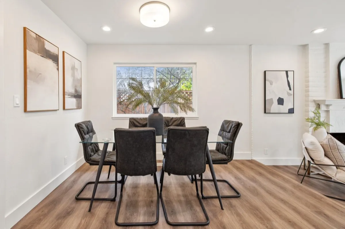 Dining room after prep