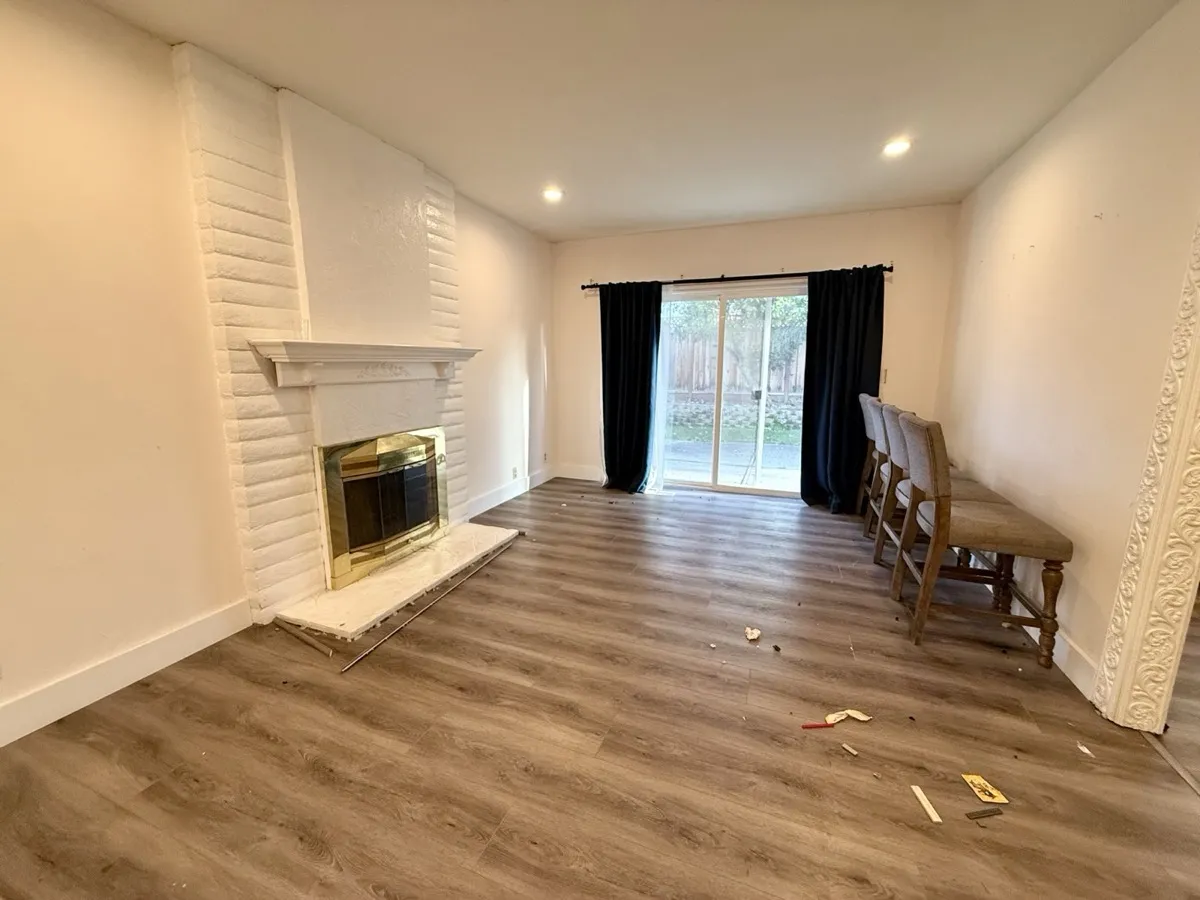 Living room before prep