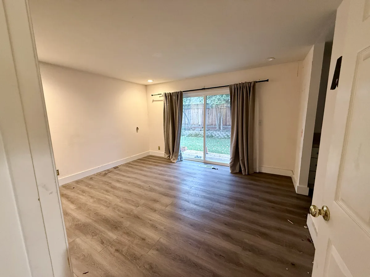 Master bedroom before prep